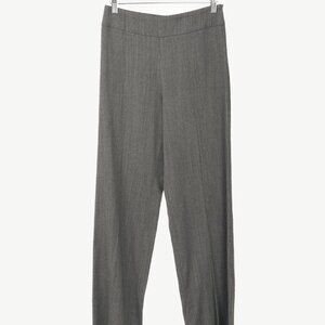 Etro Grey Micro-Dot Wool-Flannel Straight-Leg Trousers